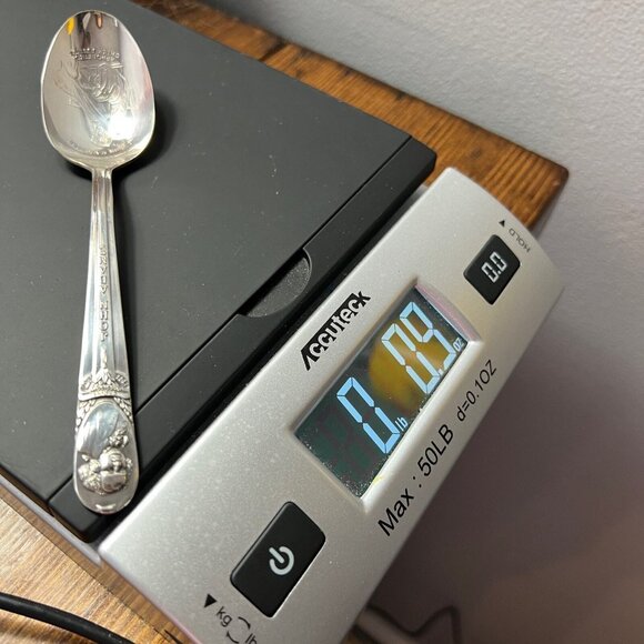 Vintage Wm. Rogers Presidential Commemorative Spoon John Adams Silver Plated - Picture 9 of 9